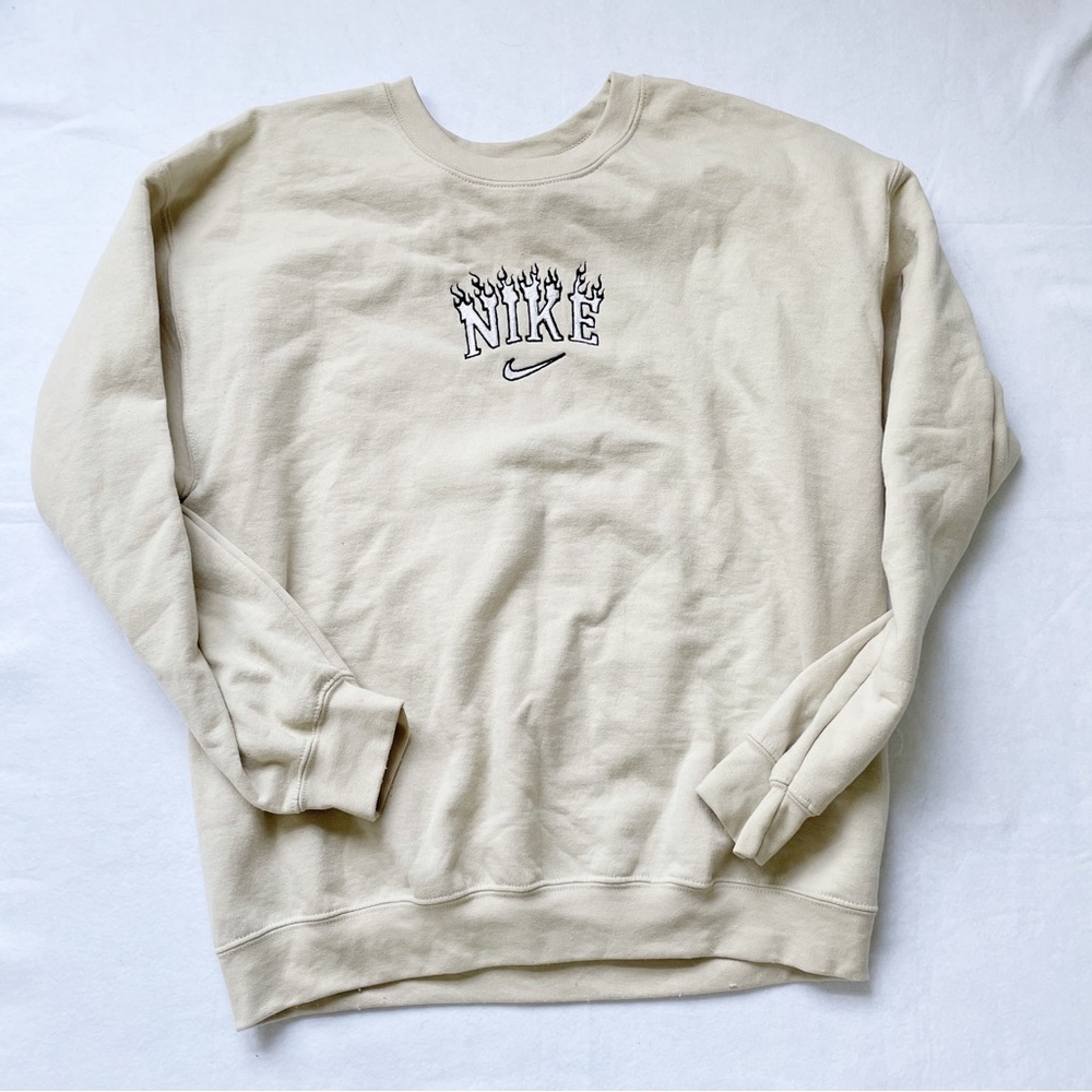 Custom Nike embroider sweatshirt